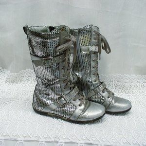 LELLI KELLY real LEATHER fab BOOTS euro 31 US 13